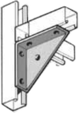 90&deg Gusseted Brackets