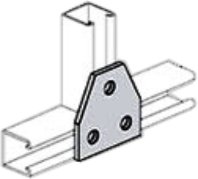 3 Hole Flat Brackets